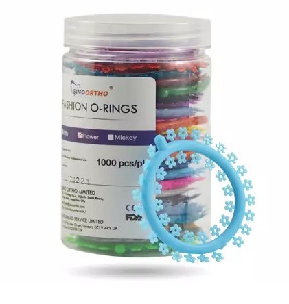 Ortodontické ligatury v modních tvarech - obrázek 2