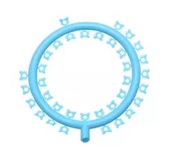 Ortodontické ligatury v modních tvarech - obrázek 3